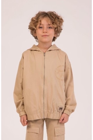 Dmb Kids Dmb Erkek Kapşonlu Ceket 25ydmb7674 Bej