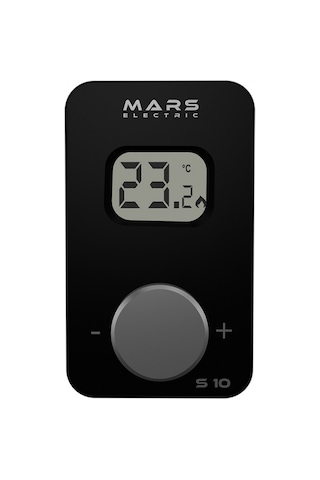 Mars S10 Kablosuz Oda Termostatı Siyah