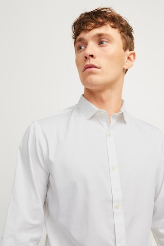 Jack & Jones Slim Fit Erkek Gömlek Beyaz