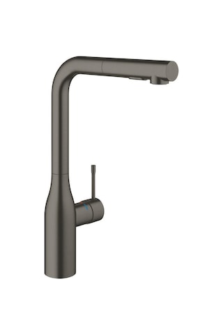 Grohe Spiralli Essence Brushed Hard Graphite Eviye Bataryası - 30504AL0 Antrasit