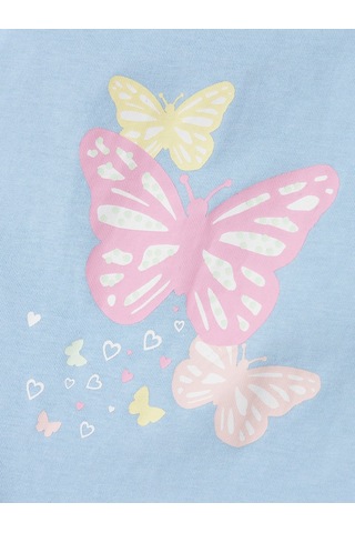 Name It Nmfvigea Tank Short Top Kız Çocuk Askılı T-shirt 13241642 Mavi