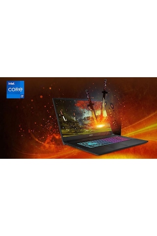 MSI NB Katana 17 B13VEK-1035XTR i7-13620H 16 GB 512 GB SSD 6 GB RTX405017.3" Dos FHD Dizüstü Bilgisayar