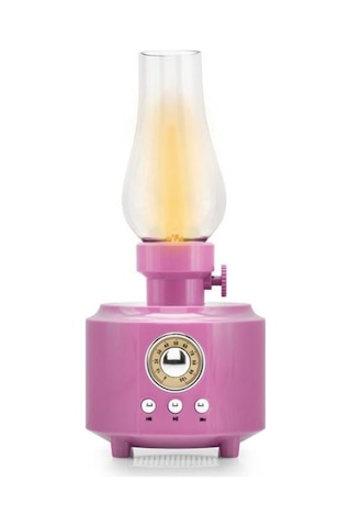 Hadron C210 Pembe Bluetooth Nostalji Gaz Lambası Speaker100-100-200mm