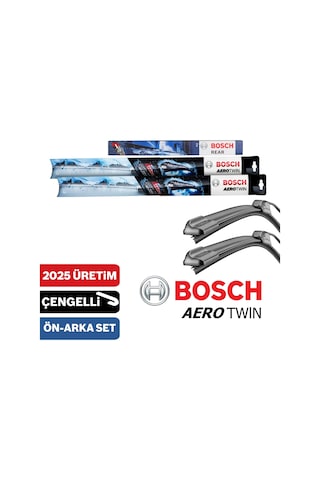 Seat Leon Ön Arka Silecek 1998-2006 Bosch Aerotwin-Rear + Koku