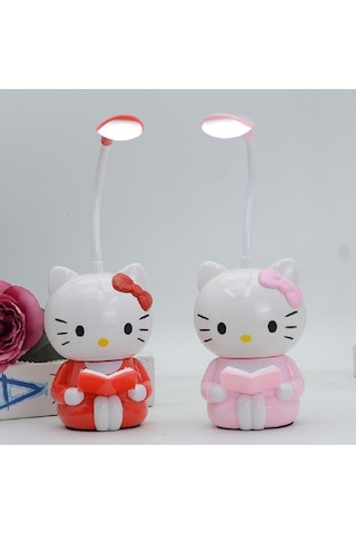 Hello Kitty Şarjlı Masa Lambası Pembe 15x9