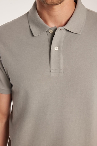 Tudors Erkek Slim Fit Dar Kesim %100 Pamuk Gri Polo Yaka Tişört-32788 Gri