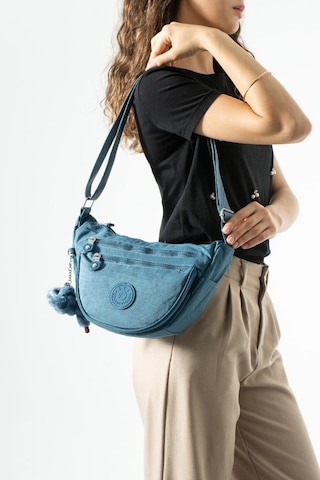Baginn Klinkır Hafif Yağmur Geçirmez Kadın Postacı Çanta Çok Cepli 25 18 Cm Omuz Çantası 571 Collection Mavi
