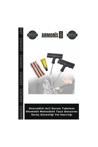 Onarımkiti Acil Durum Tubeless Otomobil Motosiklet Taşıt Donanımı Sürüş Güvenliği Yol Hazırlığı