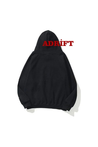 Tarzsokak Unisex Kudüssweatshirt Hoodie Kapşonlu Siyah