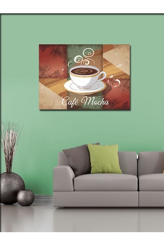 Kanvas Tablo Cafe Mocha Posteri 50cmx70cm