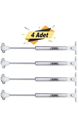 Dolap Amortisörü Gazlı Piston Kapak Hidroliği 27 Cm 100n 4 Adet
