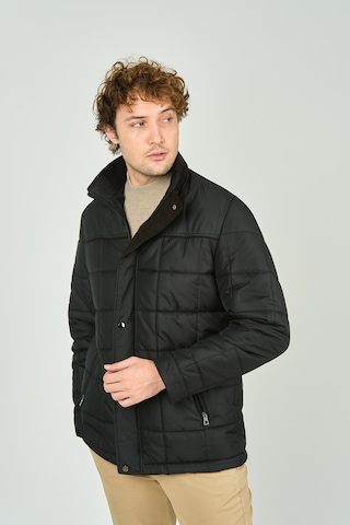 Daynax Erkek İçi Kürklü Dik Yaka Fermuar Ve Çıtçıt Kapamalı Mont Kaban 4000 Yeşil Yeşil