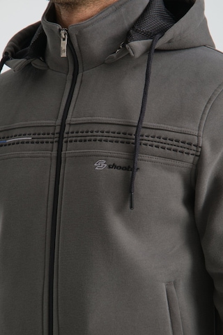 Shooter Sportswear Shooter Erkek Premium Kışlık Eşofman Takımı Regular Kapüşonlu Füme