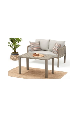 Genova Bahçe Balkon Oturma Grubu 2+1+1+s