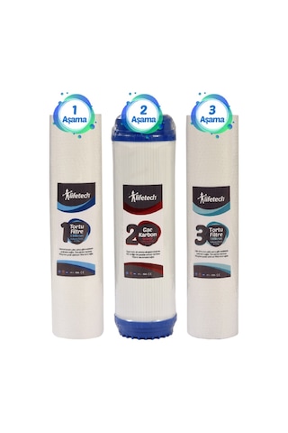 Lifetech 3 Aşama Filtre Seti Lifetech 3 Aşama Filtre Seti