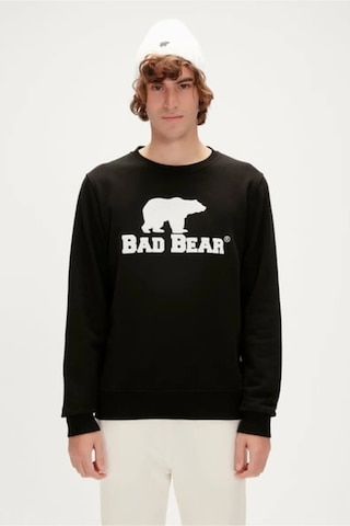 Bad Bear Logo Crewneck Erkek Sweat 22.02.12.007 Nıght Siyah