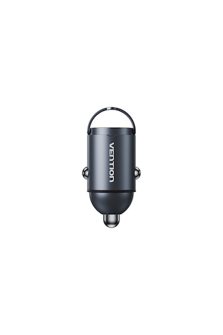 Vention 45w Çift Portlu Usb A+c 45w/30w Alüminyum Gövdeli Hızlı Araç Şarj Cihazı Siyah - Ffs 45w Black