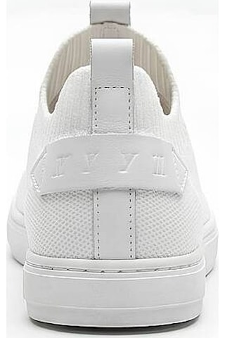 Daytex 4224 Erkek Slip-on - Full Triko Örgü Termo Taban Sneaker Beyaz