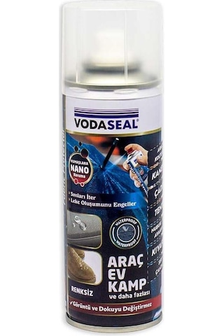 Vodaseal Nano Kumaş Koruyucu Sprey Şeffaf 200 Ml. 1 Adet