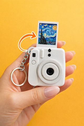 Instax Mini Görünümlü Fotoğraf Koymalı Obje Dekoratif Mini Fotoğraf Çerçevesi Kişiye Özel Hediye