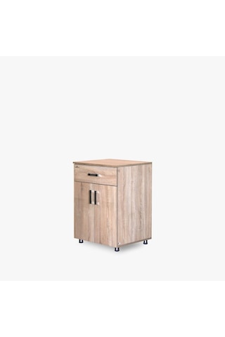 Çok Amaçlı Set Altı Dolap Beyaz Erik 60x60 Cm Hard Parlak Suntal