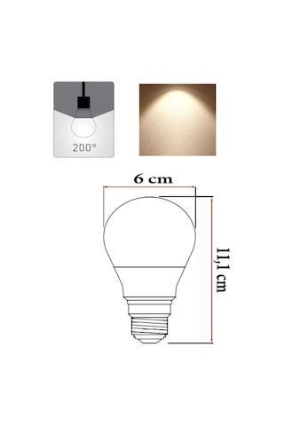 Panasonic 10,5w 75w Led Ampul E27 2700k - Sarı