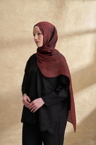 Armanda Jose Jakar Ethnic Desen Şal- 3303 Kızıl Kahve