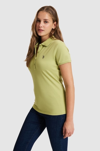 U.s. Polo Assn. Kadın Çağla Tişört Basic 50321818-vr016 Cagla