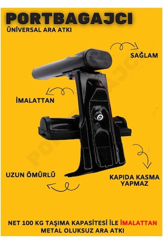Üniversal Ara Atkı Oluksuz Tip Tavan Barı / Ara Atkı Çıta (204200630)