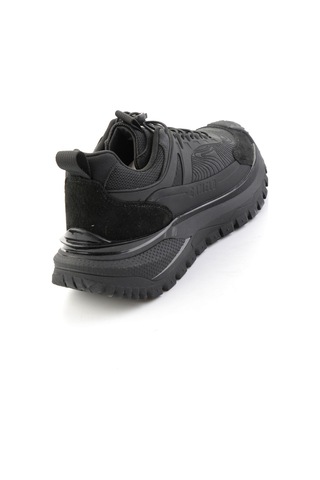 Bambi Siyah Hakiki Deri Erkek Sneaker E01175561103