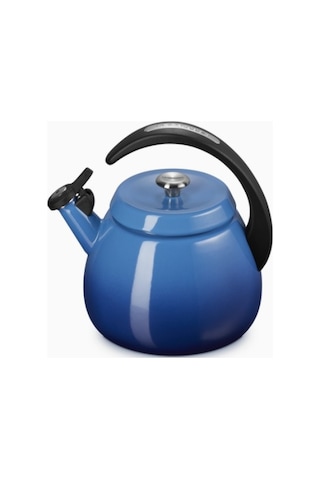 Le Creuset Su Isıtıcısı Çanı 2,1 L, Emaye Karbon Çelik, Şık Ve Dayanıklı Su Isıtıcılar Mavi 6