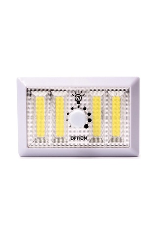 Lamba Pilli Cob Led Beyaz Işık Aydınlatma Dimmerli Acil Durum Mıknatıslı Karanlık Köşe