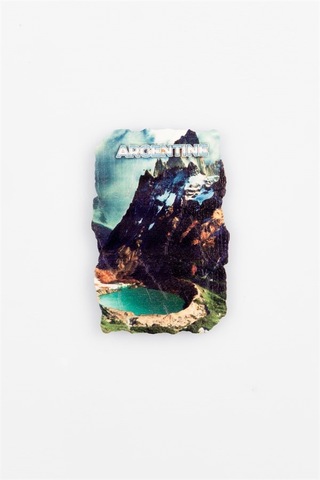 Arjantin Krater Gölü Fresco Magnet