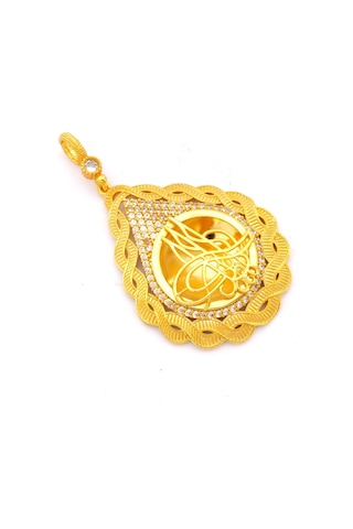 Altın Kaplama Tuğralı Kolye Ucu Tgr-716 Altın