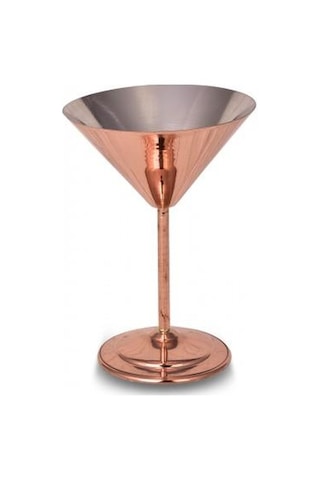 Turna Bakır Martini Kadeh Düz 250 ML Kırmızı Turna0459-1