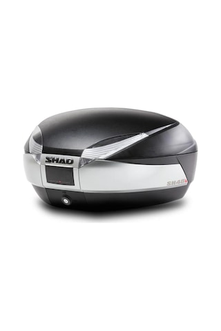 Shad Sh48 Motosiklet Arka Çanta Titanium Topcase 48 Litre D0b48400 Siyah