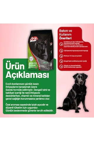 Dog Food Energy Kuzu Etli Yetişkin Köpek Maması - 3 Adet