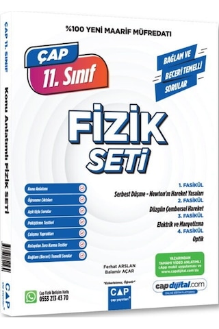 Çap Yayınları 11. Sınıf Fizik Maarif Model Set
