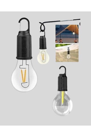 Type-c Şarjlı Led Kamp Lambası Uzun Ömürlü Pil Ve Yüksek Parlaklık Sarı 63177153