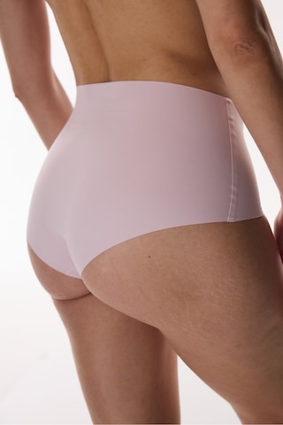 Penti Pembe Invisible Görünmez Lazer Kesim Yüksek Bel Slip Külot