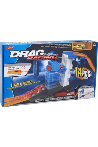 Araçlı Aksiyon Oyun Seti 14 Parça Renkli