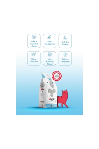 Toi Moi Marsilya Sabunlu Kokulu Sodyum Bentonit Kedi Kumu 2 x 5 L