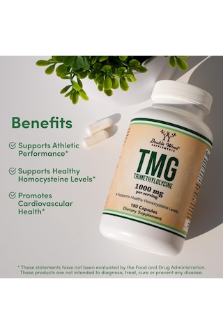 Double Wood Tmg Trimethylglycine 1000mg 180 Capsul Klp-dmar...
