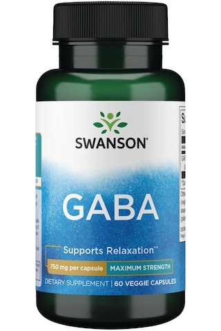 Swanson Gaba Support 750 Mg 60 Tablet Usa Menşeii Dmmedicineden Orijinal Aromasız