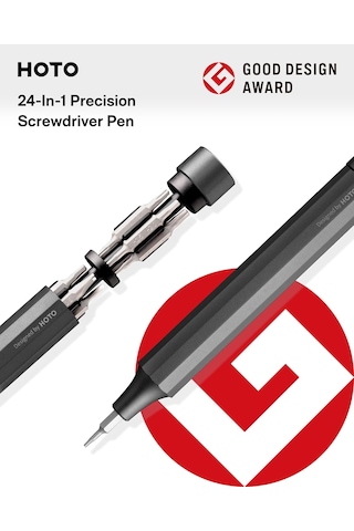 Hoto 24'ü 1 Arada Hassas Tornavida Gri Qwlsd004