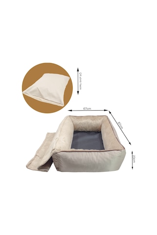Lepus Winter Bed Kedi Köpek Yatağı Large 67 x 82 x 23 CM