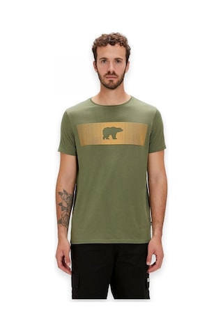 Bad Bear 20.01.07.024 Fancy Haki Unisex T-shirt Haki