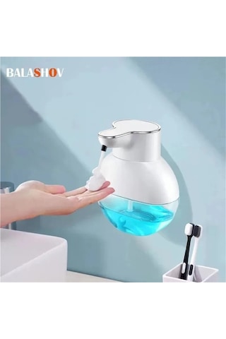 Ulzyvf Akıllı Otomatik Sabun Köpük Ve Jel Dispenseri - Banyo İçin Beyaz Beyaz