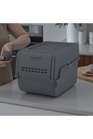 Technow Motek Mt-40 S-box 8 Litre Çok Amaçlı Organizer Düzenleyici Antrasit 1 Adet Gri
