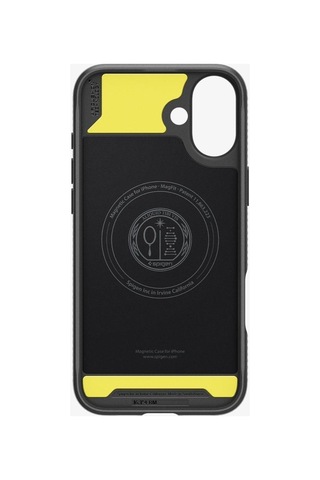 Spigen Apple Uyumlu iPhone 16 Plus İle Kılıf Rugged Armor Magfit Magsafe Özellikli Matte Black Siyah